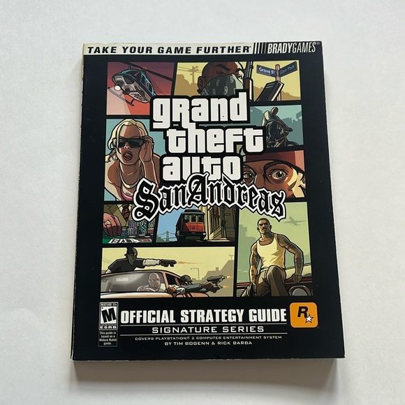Grand Theft Auto San Andreas Official Strategy Guide / Sony Playstation 2 / 2004 - Picture 1 of 8